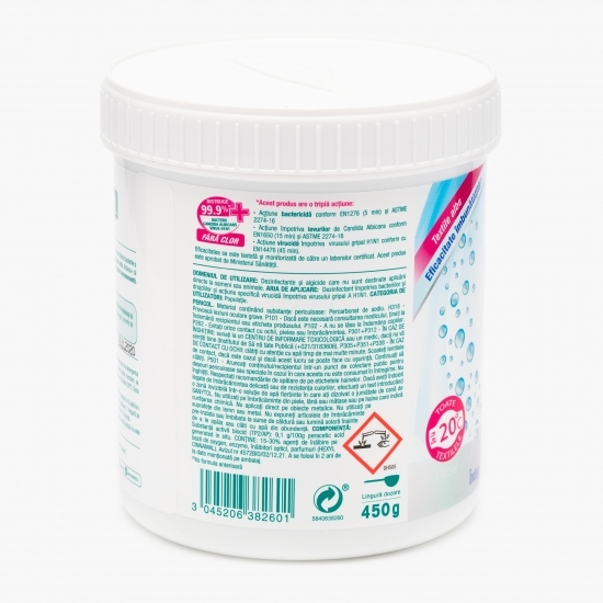 Înălbitor dezinfectant pentru îndepărtarea petelor, 450g