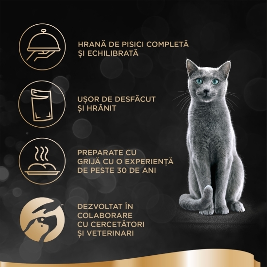 Hrană umedă pentru pisici adulte, 50x50g, selecție de pui, pasăre și curcan în sos delicios 