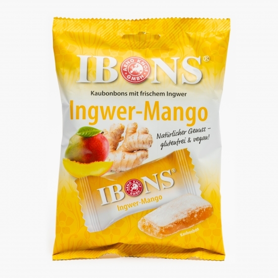 Jeleuri gumate cu ghimbir și mango 92g