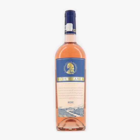Vin rose sec Fetească Neagră & Shiraz, 12.5%, 0.75l