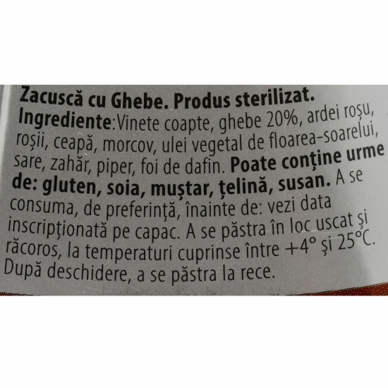 Zacuscă cu ghebe 290g