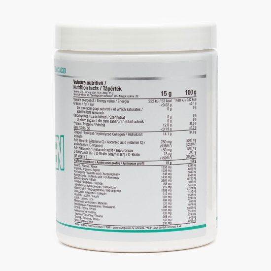 Peptide de colagen cu acid hialuronic Natur, 300g