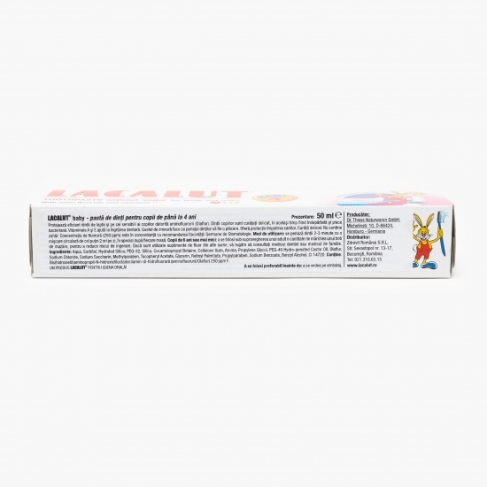Pastă de dinți pentru copii cu fluor, 4 ani Baby 50ml