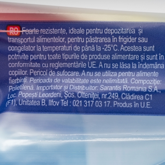 Pungi pentru congelator 3l 50 buc