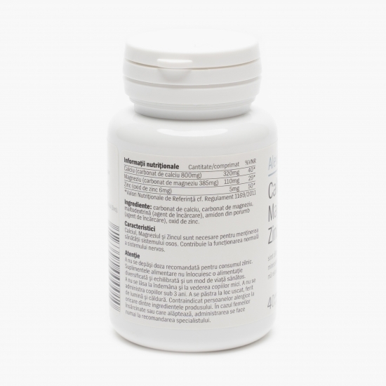 Calciu Magneziu Zinc 40 comprimate