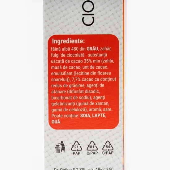 Mix pentru brioșe cu cacao și fulgi de ciocolată 295g