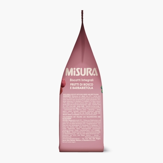 Biscuiți integrali umpluți cu fructe de pădure și sfeclă 260g