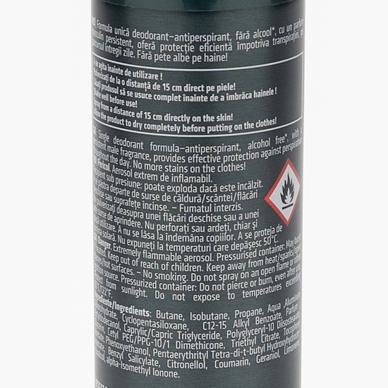 Deodorant antiperspirant spray pentru bărbați Wild 150ml