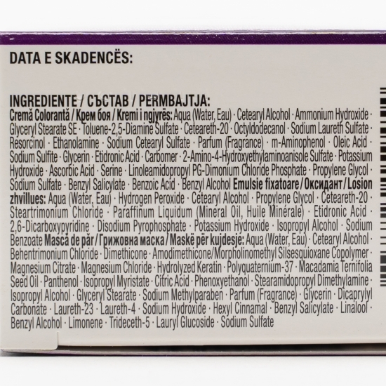 Vopsea de păr permanentă Intensive Color Cream, N2 (3-0) șaten închis, 110ml