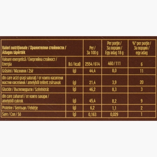 Ciocolată cu lapte și alune 90g