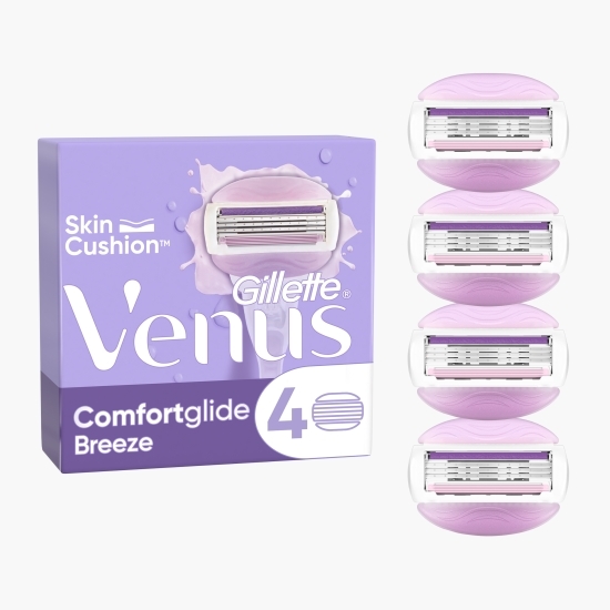 Rezerve aparat de ras Venus Comfortglide Breeze, 4 buc