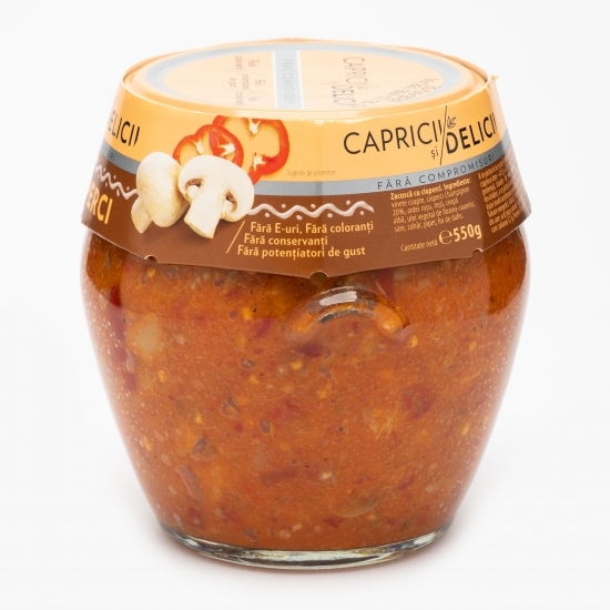 Zacuscă cu ciuperci 550g