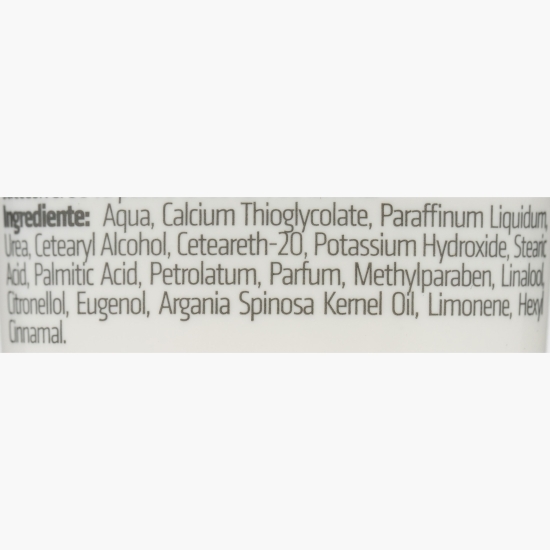 Cremă depilatoare rapidă cu ulei de argan 150ml