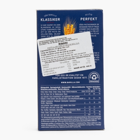 Paste Risoni n. 26, 500g
