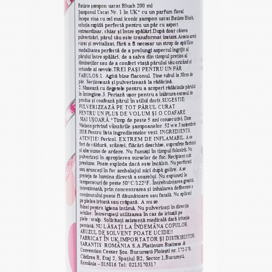 Șampon uscat Blush 200ml