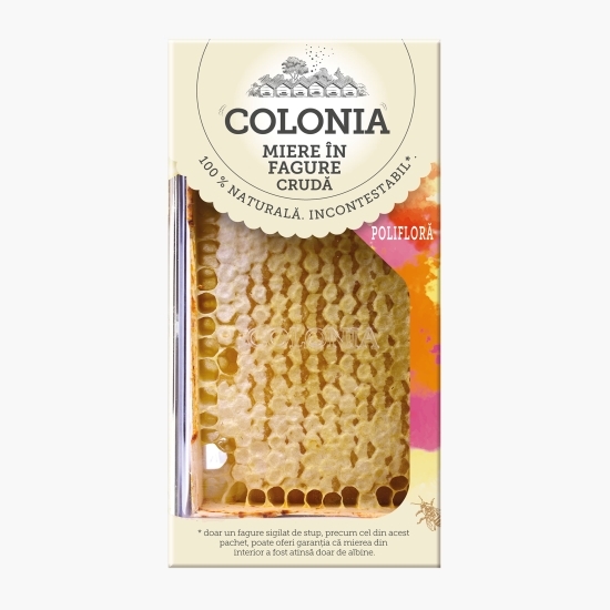 Miere polifloră crudă în fagure 150g