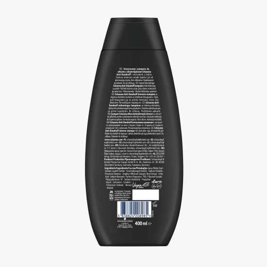 Șampon antimătreață pentru bărbați Intensive 400ml