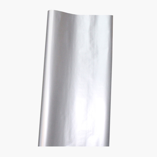 Hârtie pentru ambalat argintie 70x 200cm