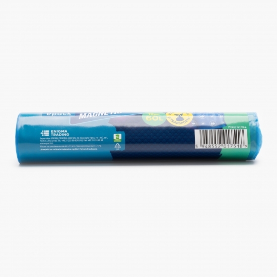 Saci menajeri cu șnur magnetic 60l 10 buc