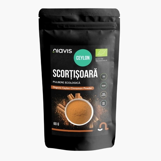 Scorțișoară Ceylon pulbere ecologică 60g
