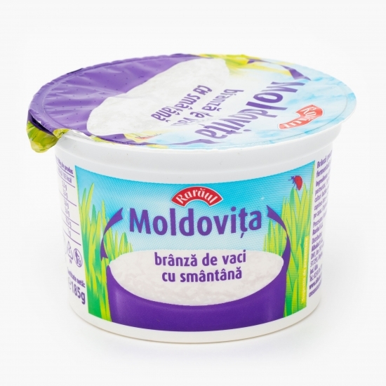 Brânză de vaci Moldovița cu smântână 185g