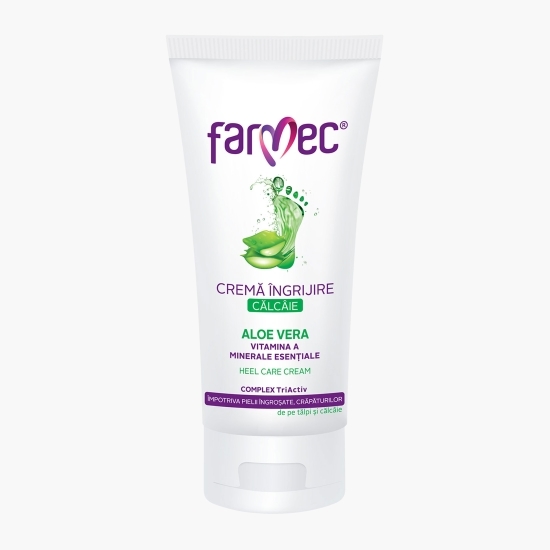 Cremă îngrijire călcâie cu Aloe Vera, 100ml