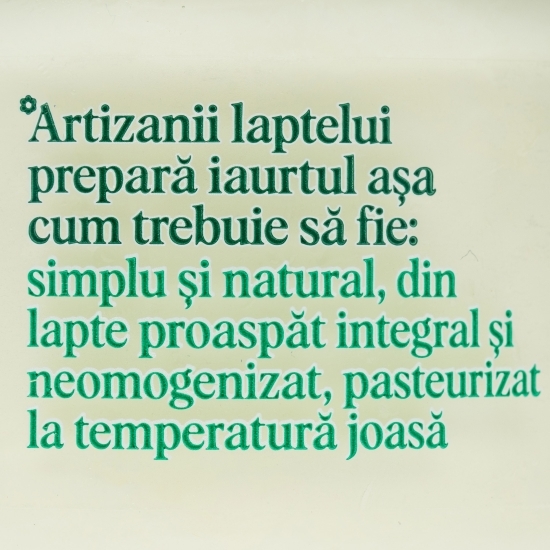 Iaurt natural din lapte de vacă cu bifidus 160g