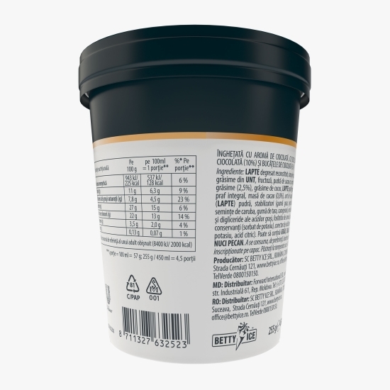 Înghețată de ciocolată 450ml (225g)