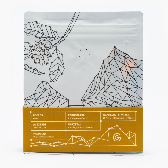 Colombia Origin Select 250g cafea de specialitate boabe decofeinizată