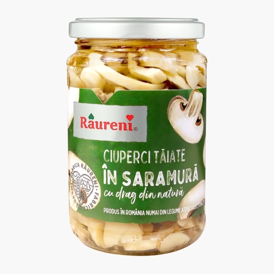 Ciuperci tăiate în saramură 280g