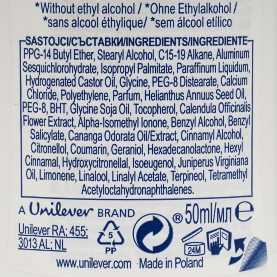 Antiperspirant Stick Invisible Dry 50ml