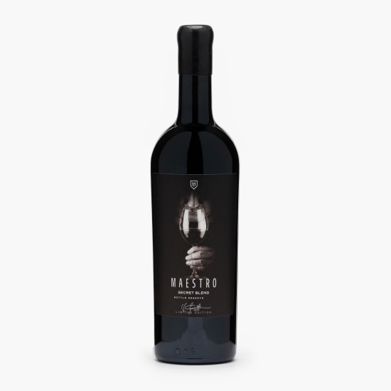 Vin roșu demisec Secret Blend Reserve, 15%, 0.75l