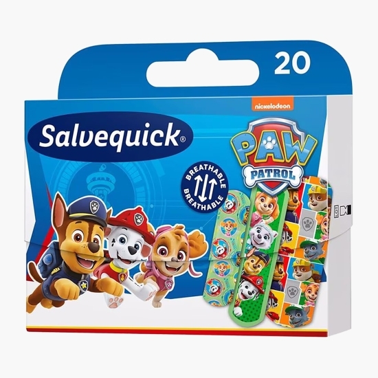 Plasturi pentru copii, rezistenți la apă Pawpatrol 20 buc