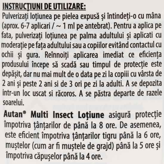  Loțiune cu protecție îndelungată împotriva insectelor Multi Insect 100ml