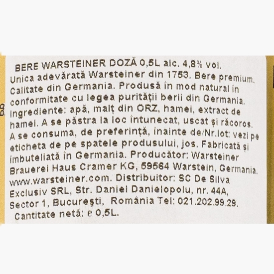 Bere blondă doză 0.5l