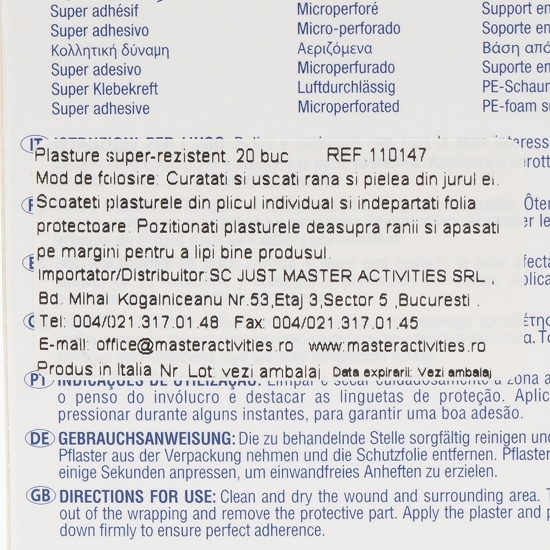 Plasturi super rezistenți 20 buc