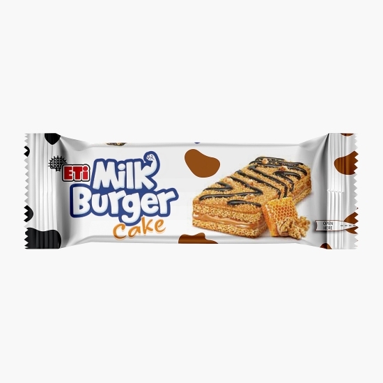 Prăjitură Milk Burger cu miere și cremă de lapte și nuci 28g