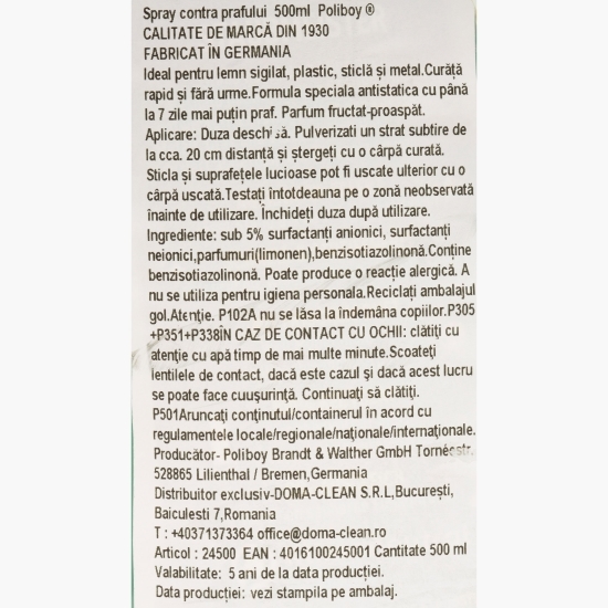 Spray contra prafului 0.5l