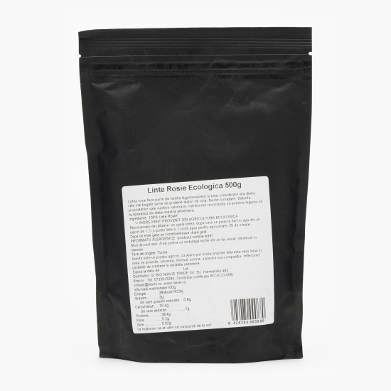 Linte roșie ecologică 500g