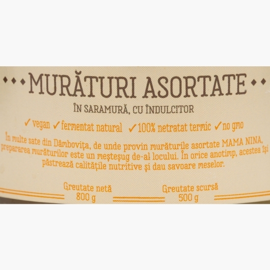 Murături asortate 800g