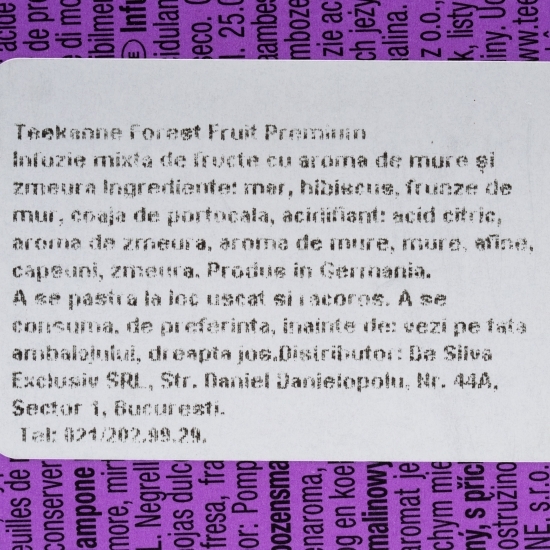 Ceai de fructe de pădure Premium, 20 plicuri
