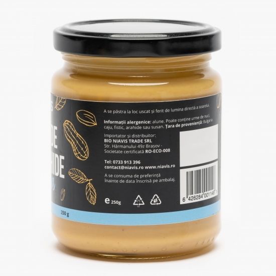 Pastă de arahide cremoasă, ecologică 250g