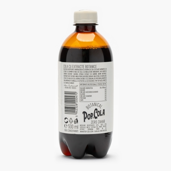 Băutură carbogazoasă Pop Cola Botanical zero 500ml