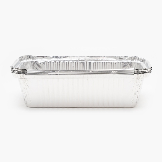 Tavă din aluminiu 1000ml pentru copt chec 5 buc