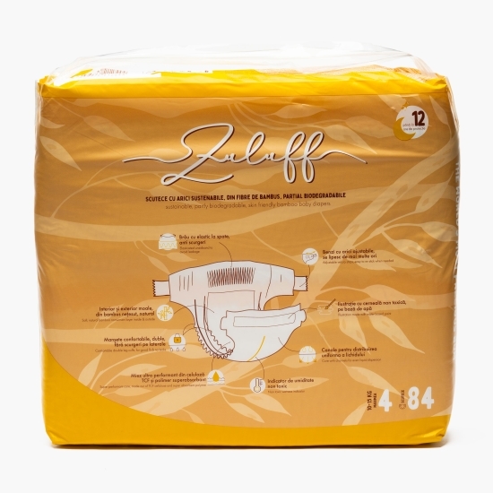 Scutece chiloțel din bambus mărimea 4, 10-15kg, 84 buc