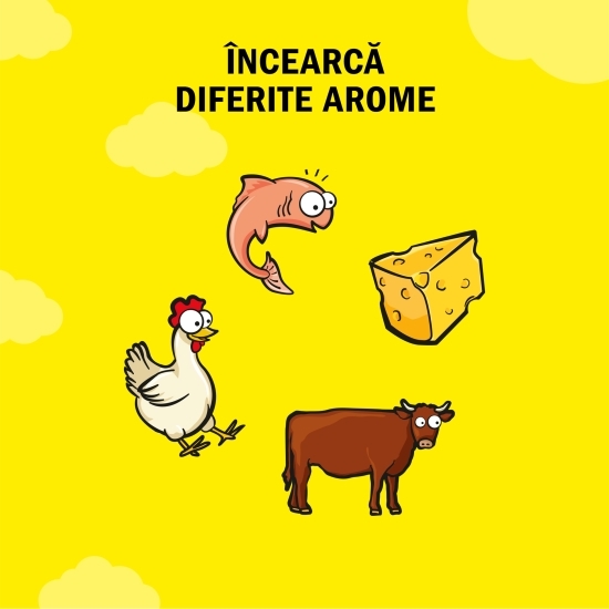 Recompense pentru pisici, cu vită, 60g
