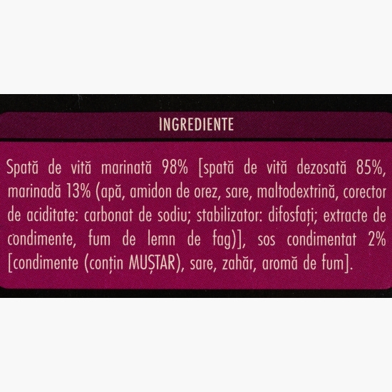Carne de vită gătită lent 550g