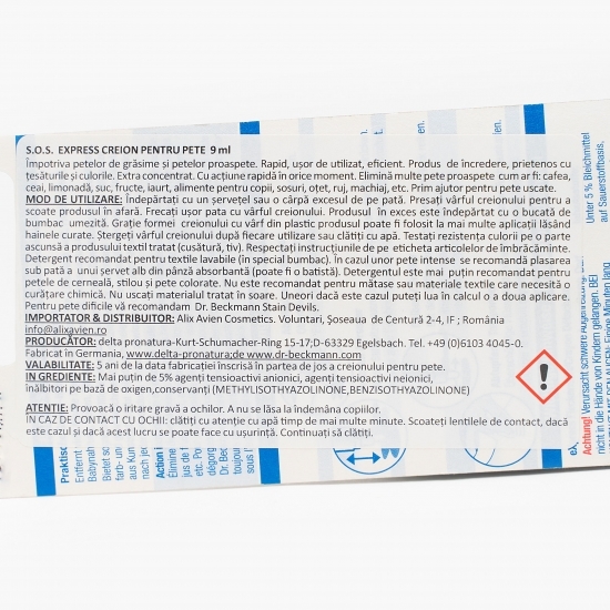 Creion pentru îndepărtarea petelor, 9ml
