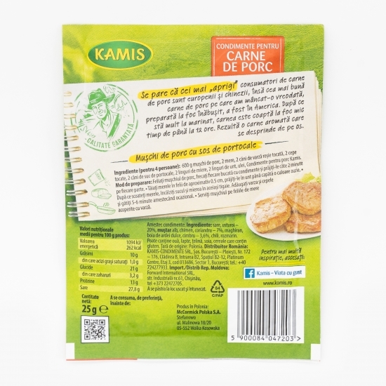 Condimente pentru carne de porc 25g
