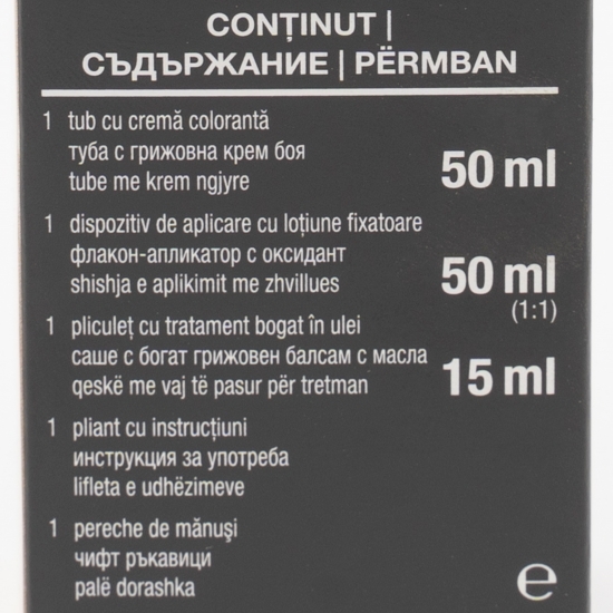 Vopsea de păr permanentă fără amoniac Oleo Intense, 10-50 blond cenușiu, 115ml